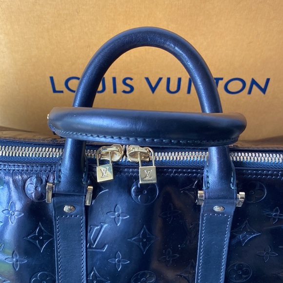 Authentic Louis Vuitton Mercer Vernis Keepall Travel Bag code BA 0998 - Picture 2 of 15